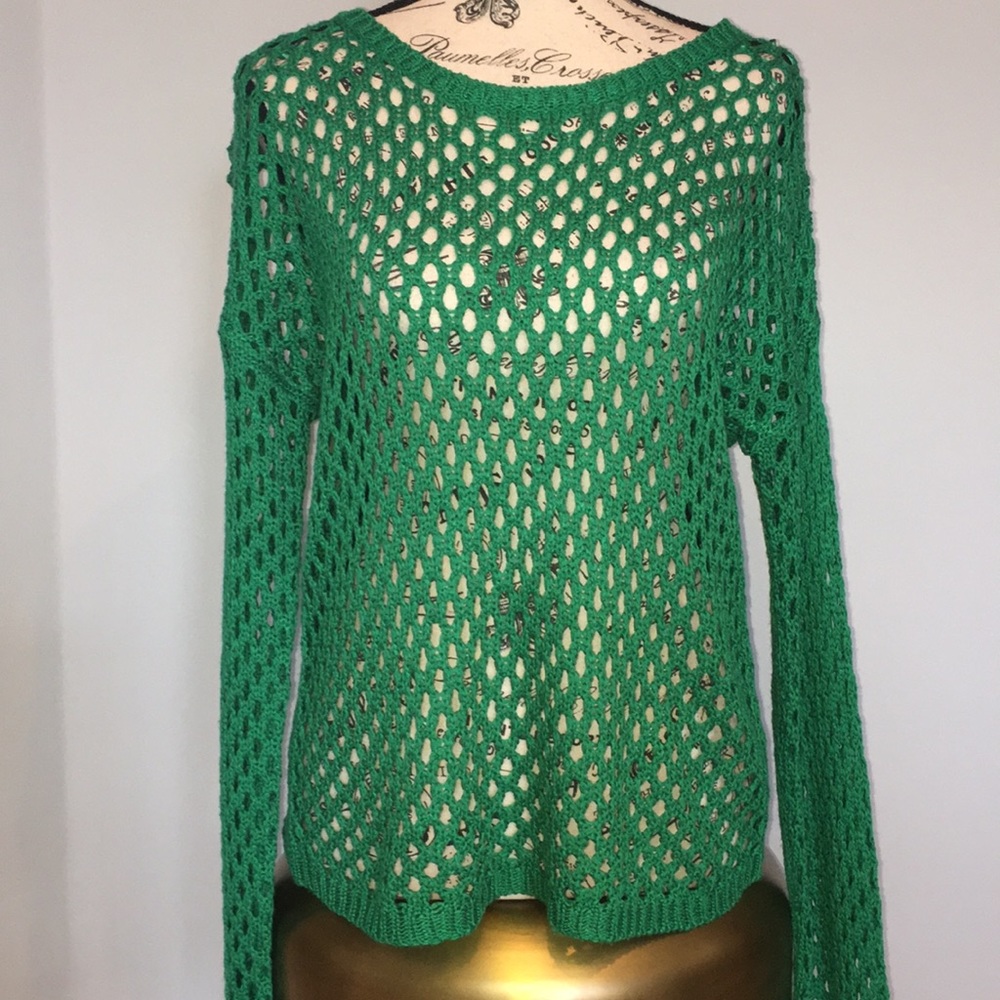 Kelly Green sweater medium